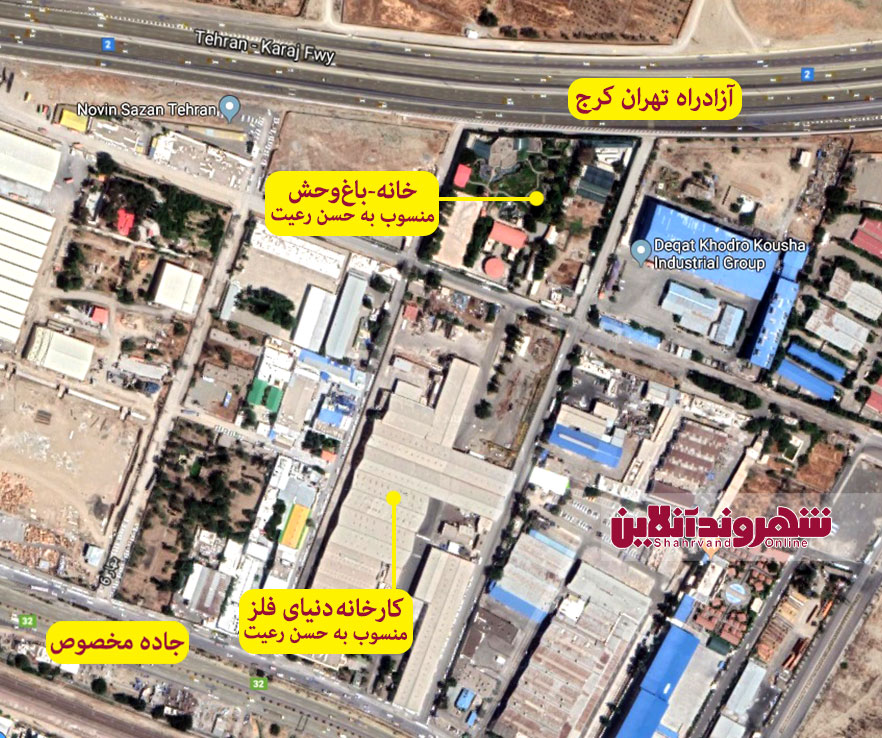 نقشه خانه حسن رعیت
